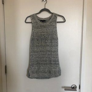 Banana Republic | Blue Knit Woven Tank Top